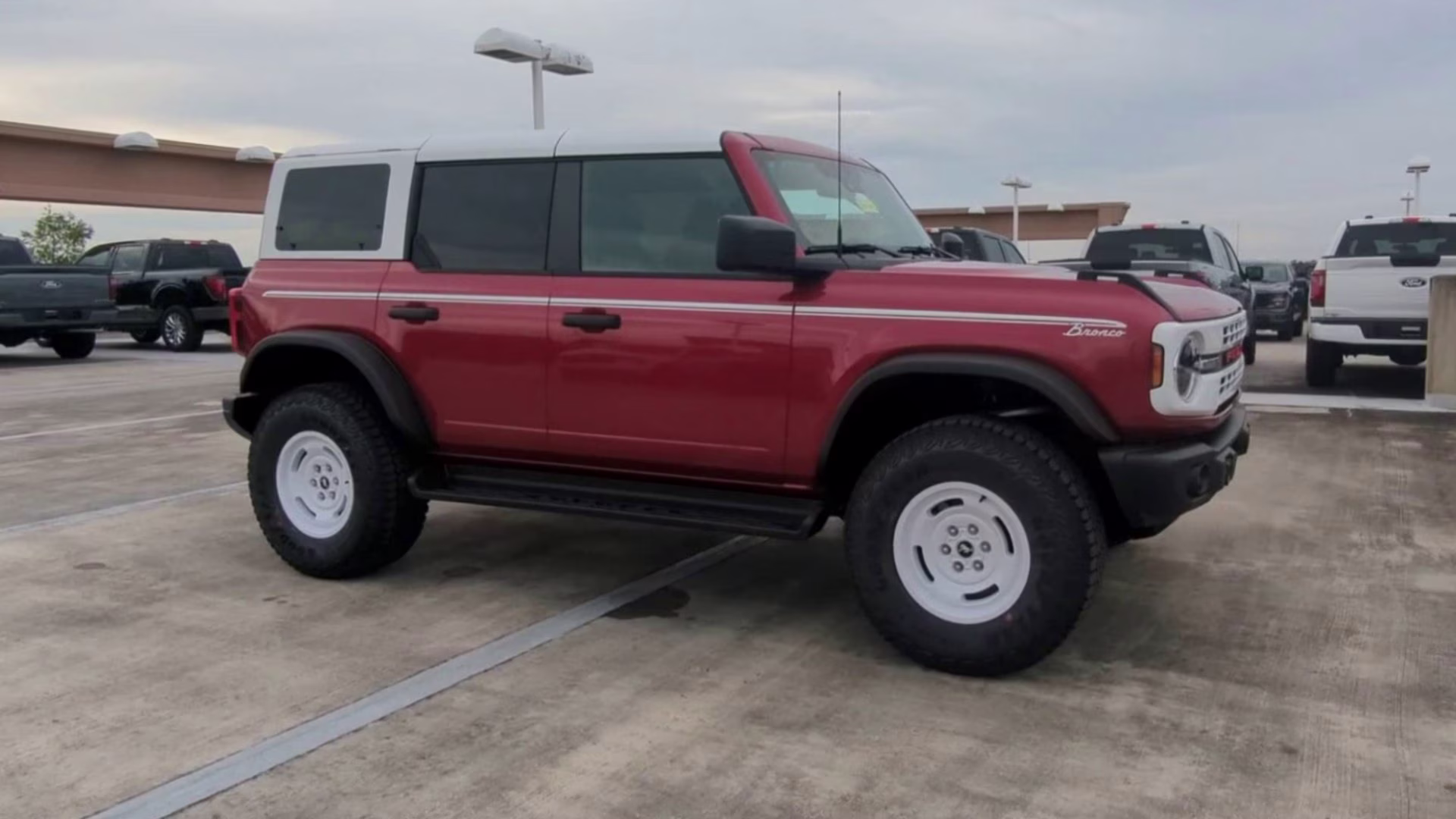 2026 Ruby Red Metallic Tinted Clearcoat Ford Bronco Heritage Edition 4X4 Convertible