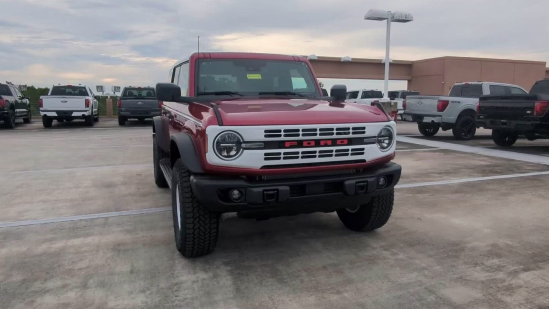 2026 Ruby Red Metallic Tinted Clearcoat Ford Bronco Heritage Edition 4X4 Convertible
