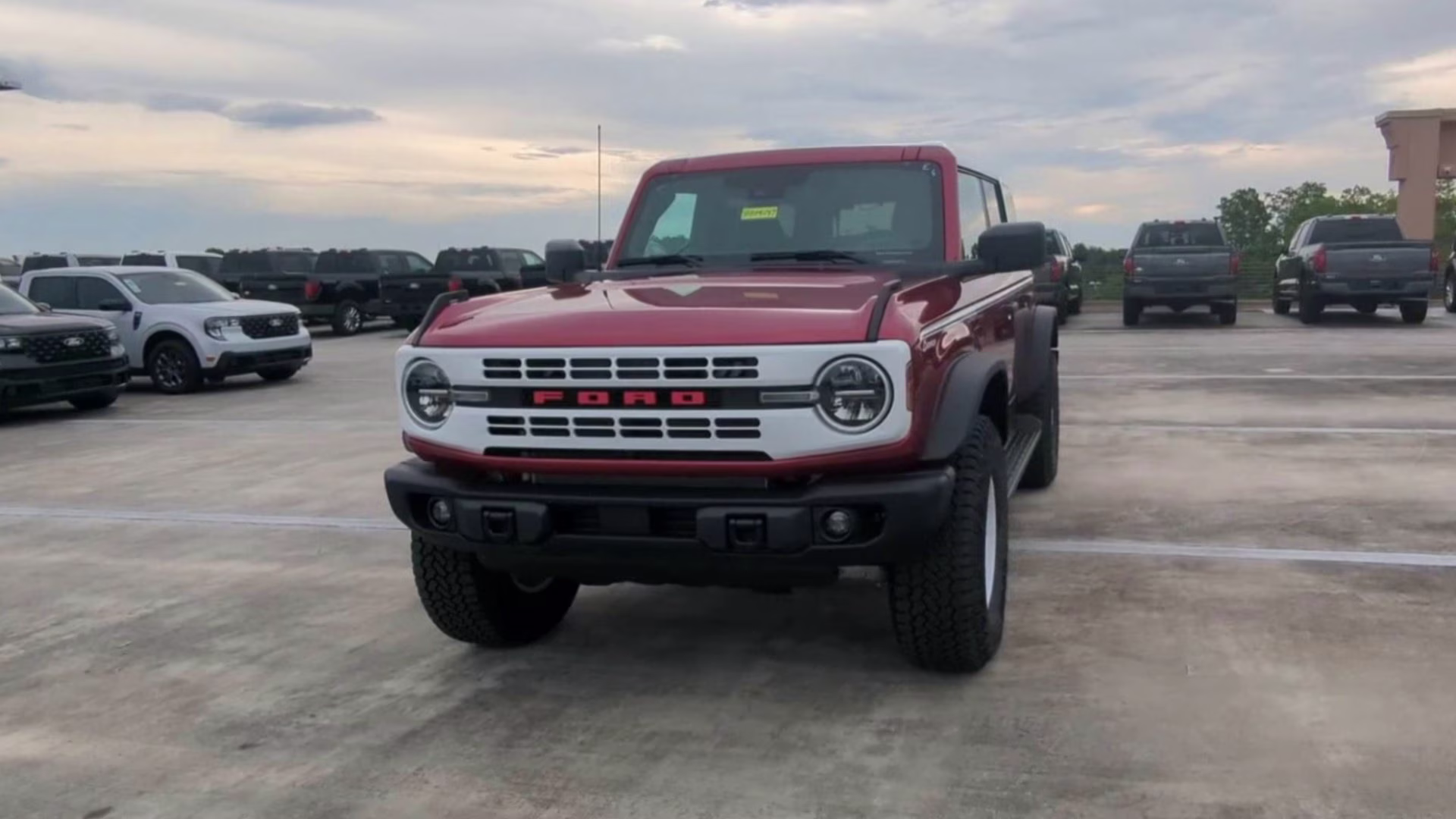 2026 Ruby Red Metallic Tinted Clearcoat Ford Bronco Heritage Edition 4X4 Convertible