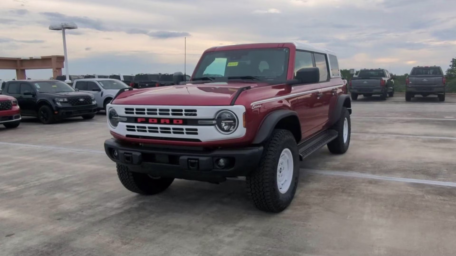 2026 Ruby Red Metallic Tinted Clearcoat Ford Bronco Heritage Edition 4X4 Convertible