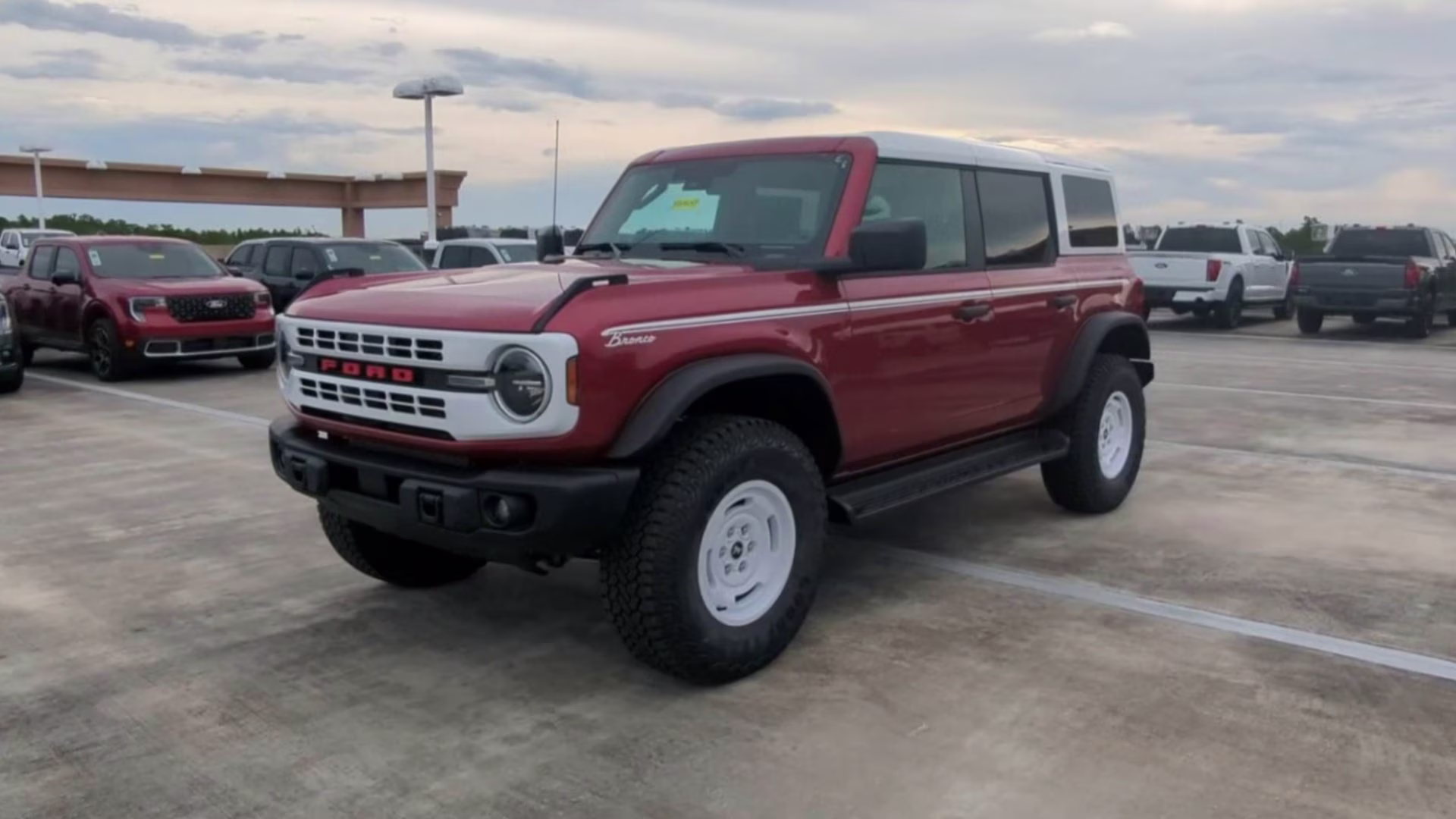 2026 Ruby Red Metallic Tinted Clearcoat Ford Bronco Heritage Edition 4X4 Convertible