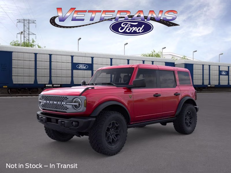 2026 Ruby Red Metallic Tinted Clearcoat Ford Bronco Badlands 4X4 Convertible