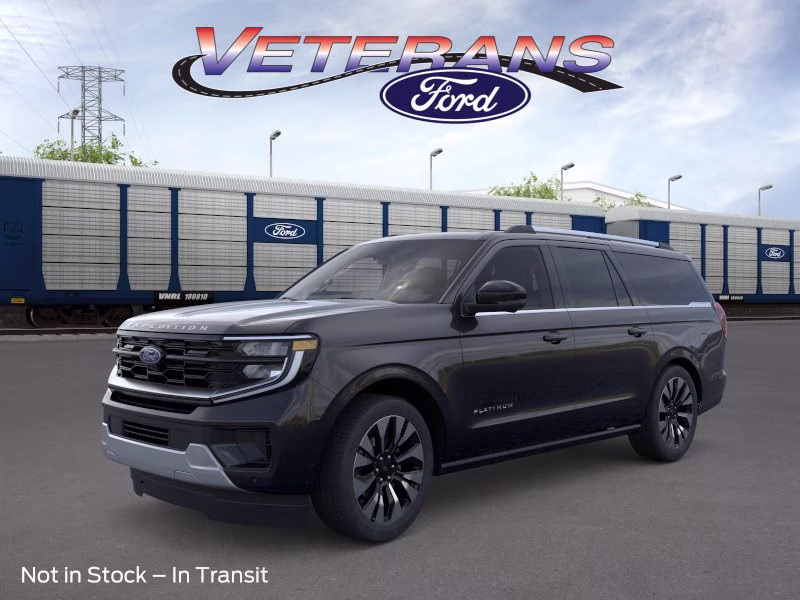 2026 Agate Black Metallic Ford Expedition Max Platinum 4X4 SUV