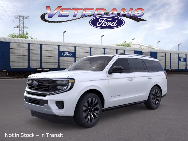 2026 Star White Metallic Tri-Coat Ford Expedition Platinum 4X4 SUV