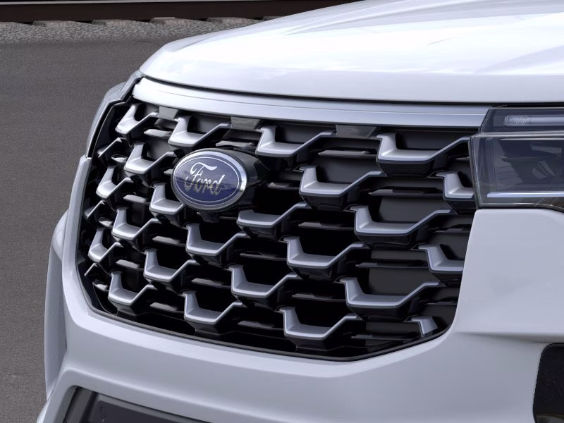 2026 Space White Metallic Ford Explorer Platinum RWD SUV