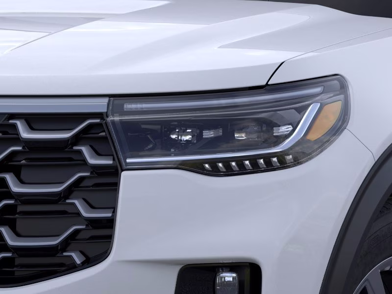 2026 Space White Metallic Ford Explorer Platinum RWD SUV