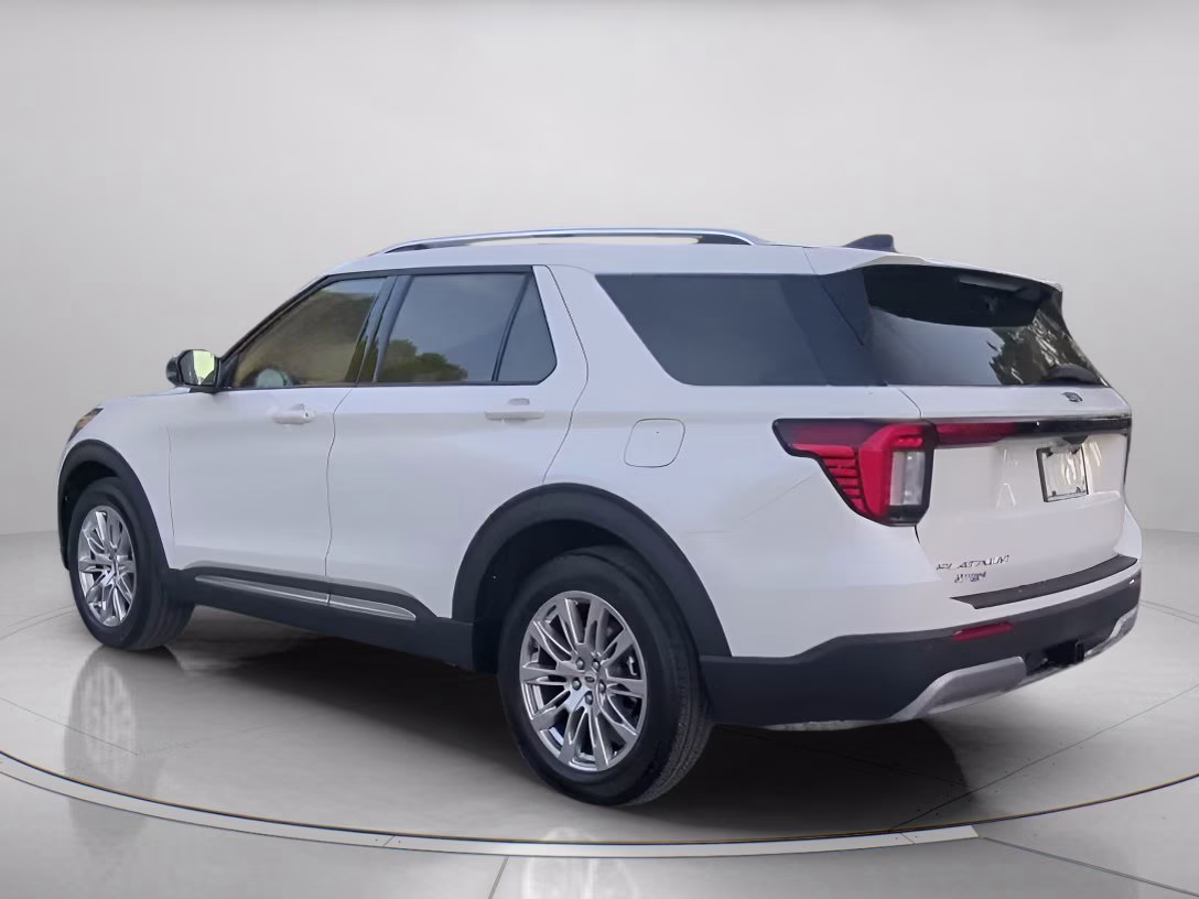 2026 Space White Metallic Ford Explorer Platinum RWD SUV