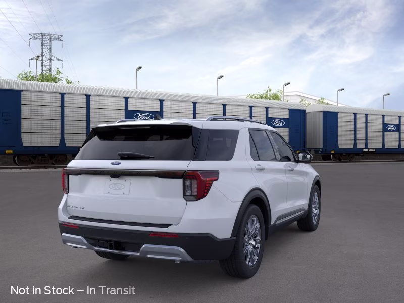 2026 Space White Metallic Ford Explorer Platinum RWD SUV