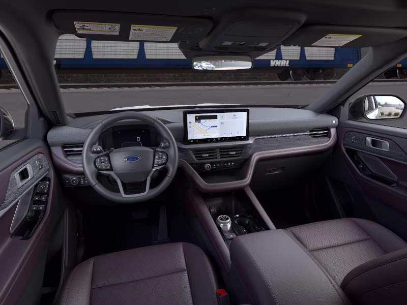 2026 Space White Metallic Ford Explorer Platinum RWD SUV
