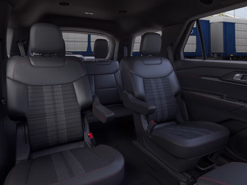 2026 Rapid Red Metallic Tinted Clearcoat Ford Explorer ST-Line RWD SUV
