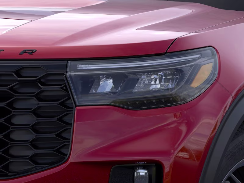2026 Rapid Red Metallic Tinted Clearcoat Ford Explorer ST-Line RWD SUV