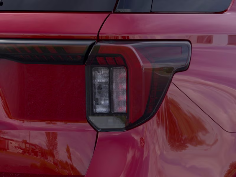 2026 Rapid Red Metallic Tinted Clearcoat Ford Explorer ST-Line RWD SUV