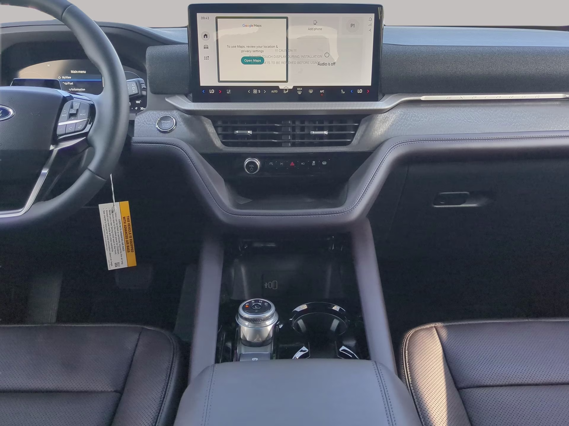 2026 Star White Metallic Tri-Coat Ford Explorer Platinum 4X4 SUV