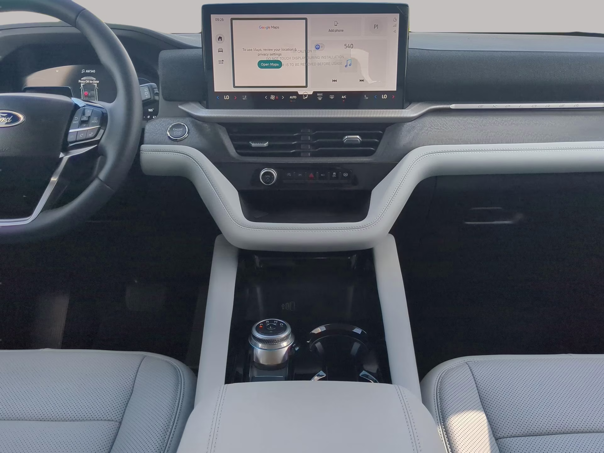 2026 Star White Metallic Tri-Coat Ford Explorer Platinum 4X4 SUV