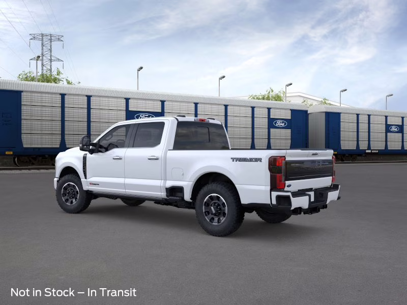 2026 Star White Metallic Tri-Coat Ford Super Duty F-250 SRW Platinum Crew Cab Pickup 4X4 Truck