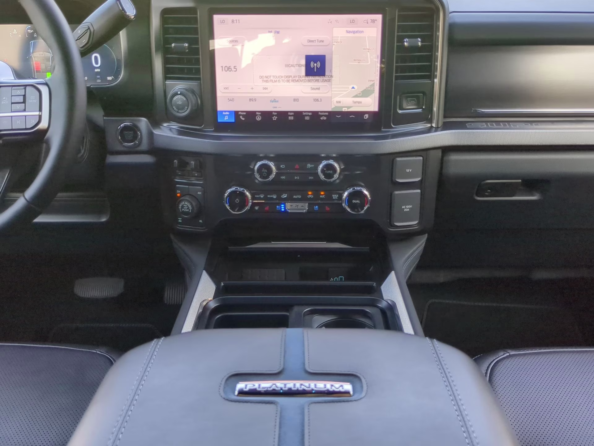 2026 Star White Metallic Tri-Coat Ford Super Duty F-250 SRW Platinum Crew Cab Pickup 4X4 Truck