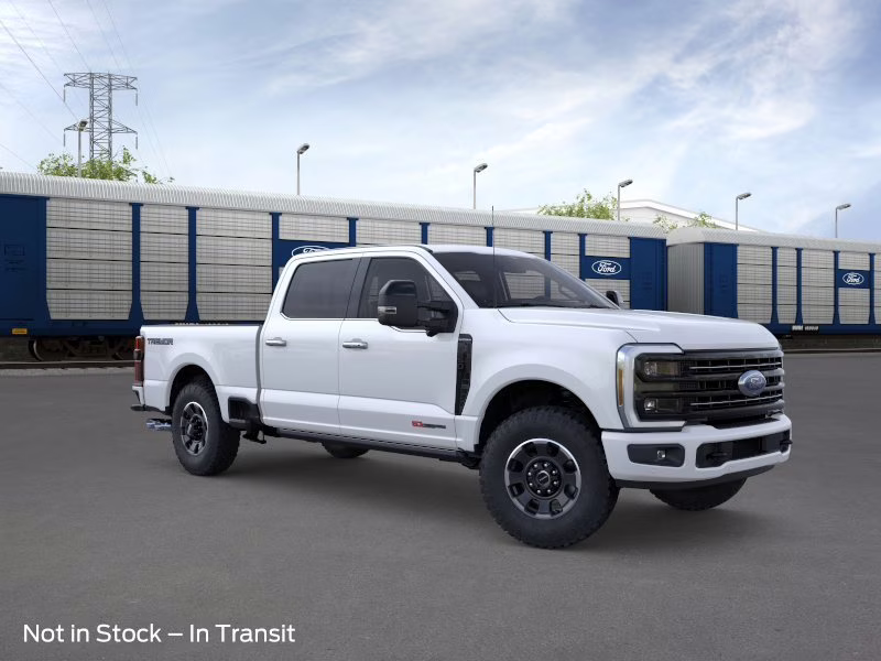 2026 Star White Metallic Tri-Coat Ford Super Duty F-250 SRW Platinum Crew Cab Pickup 4X4 Truck