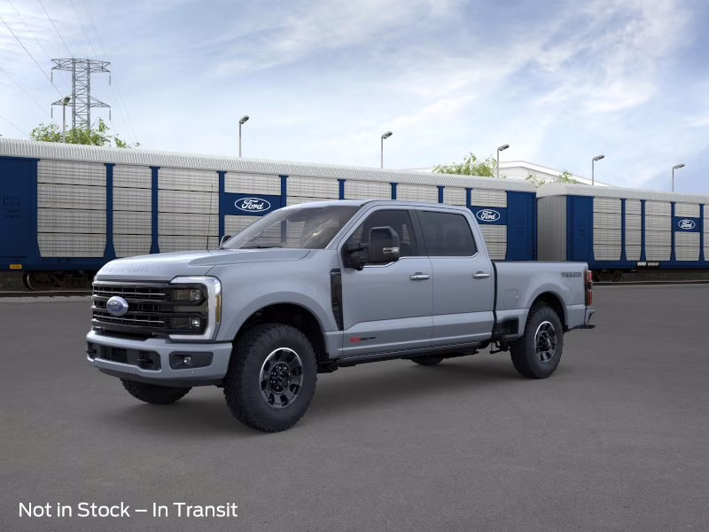 2026 Glacier Gray Metallic Tri-Coat Ford Super Duty F-250 SRW Platinum Crew Cab Pickup 4X4 Truck