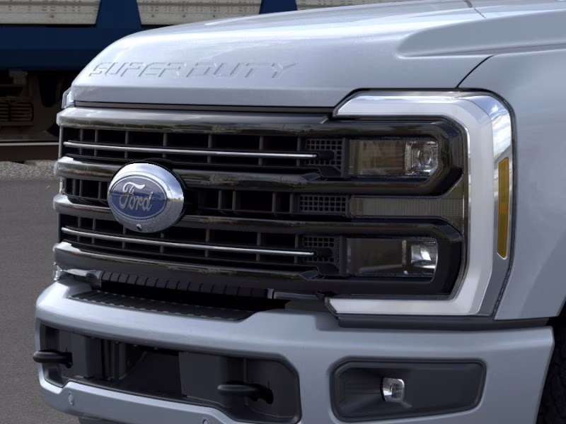 2026 Glacier Gray Metallic Tri-Coat Ford Super Duty F-250 SRW Platinum Crew Cab Pickup 4X4 Truck