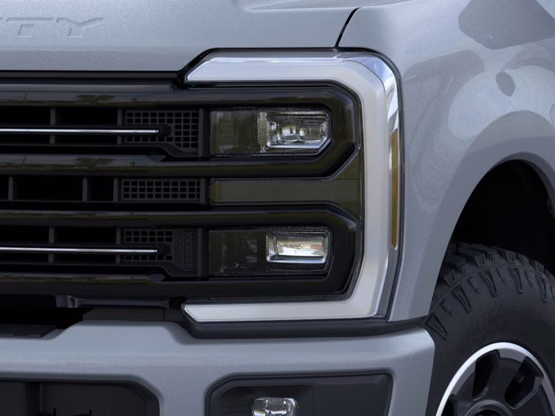 2026 Glacier Gray Metallic Tri-Coat Ford Super Duty F-250 SRW Platinum Crew Cab Pickup 4X4 Truck