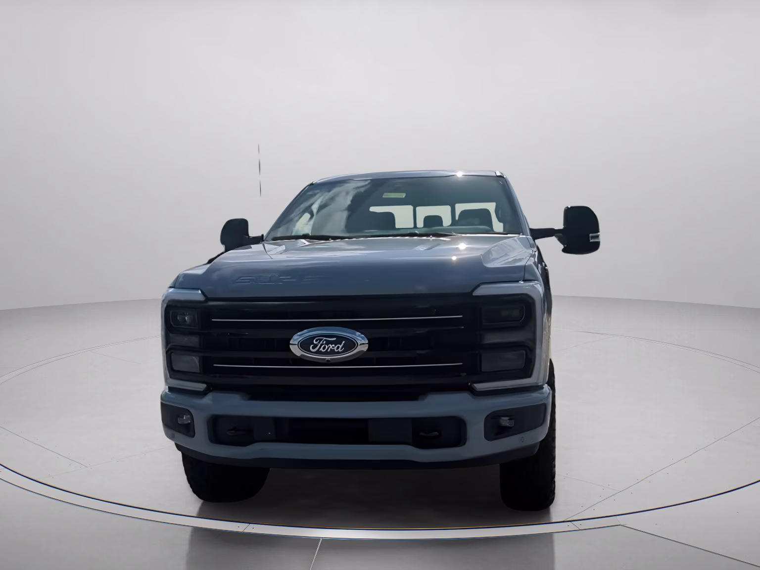 2026 Glacier Gray Metallic Tri-Coat Ford Super Duty F-250 SRW Platinum Crew Cab Pickup 4X4 Truck