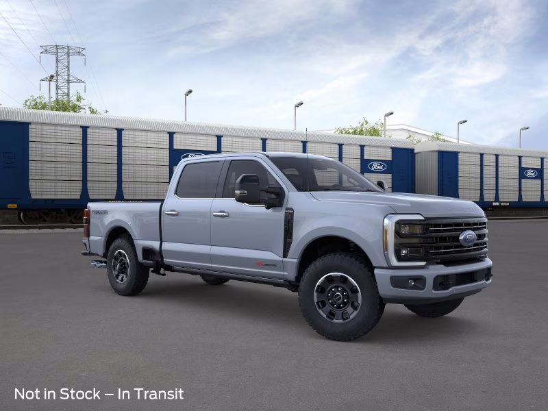2026 Glacier Gray Metallic Tri-Coat Ford Super Duty F-250 SRW Platinum Crew Cab Pickup 4X4 Truck