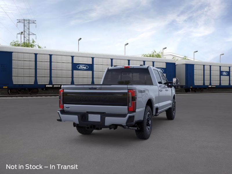 2026 Glacier Gray Metallic Tri-Coat Ford Super Duty F-250 SRW Platinum Crew Cab Pickup 4X4 Truck