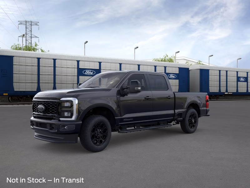 2026 Agate Black Metallic Ford Super Duty F-250 SRW LARIAT Crew Cab Pickup 4X4 Truck