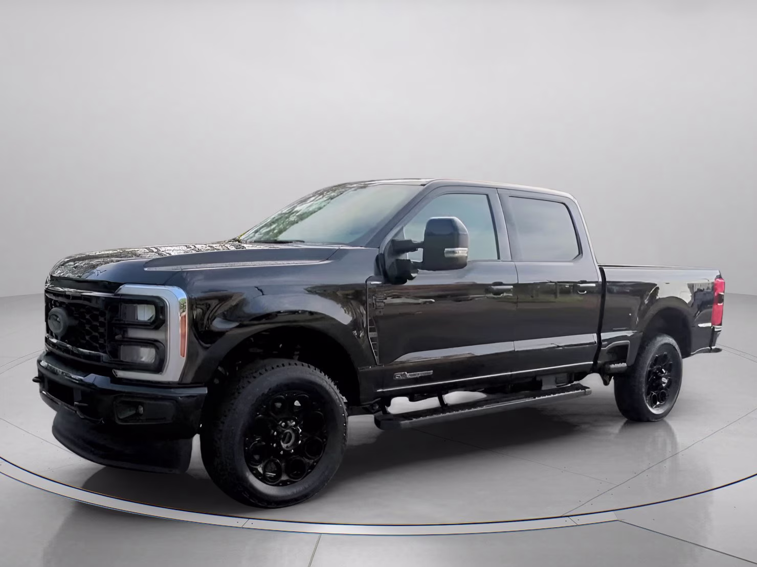 2026 Agate Black Metallic Ford Super Duty F-250 SRW LARIAT Crew Cab Pickup 4X4 Truck