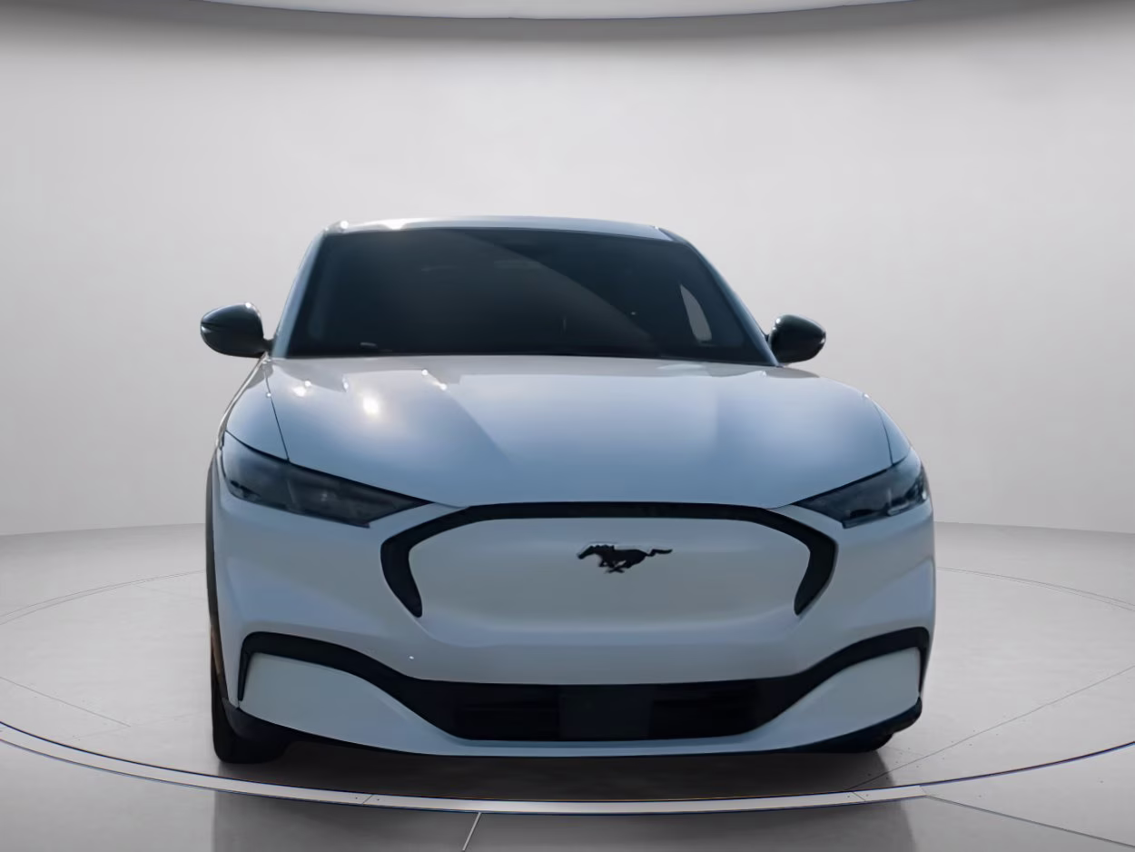 2026 Star White Metallic Tri-Coat Ford Mustang Mach-E Select RWD SUV