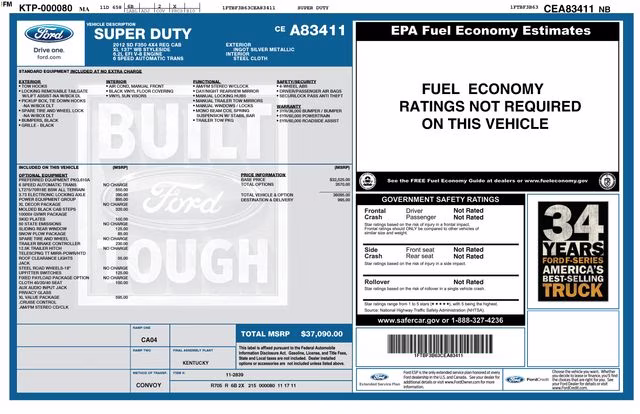 2012 Ingot Silver Ford Super Duty F-350 SRW XL 4X4 Truck
