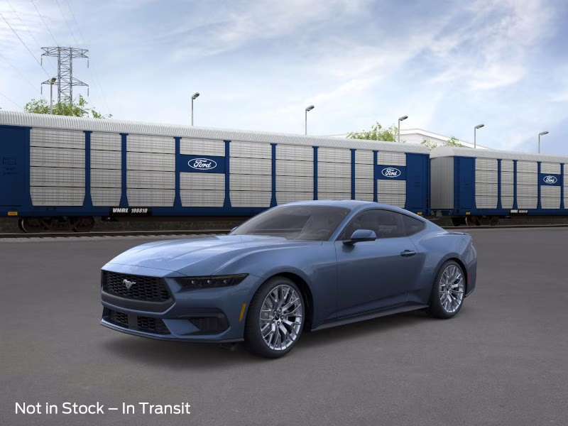 2026 Vapor Blue Metallic Ford Mustang EcoBoost Premium RWD Coupe