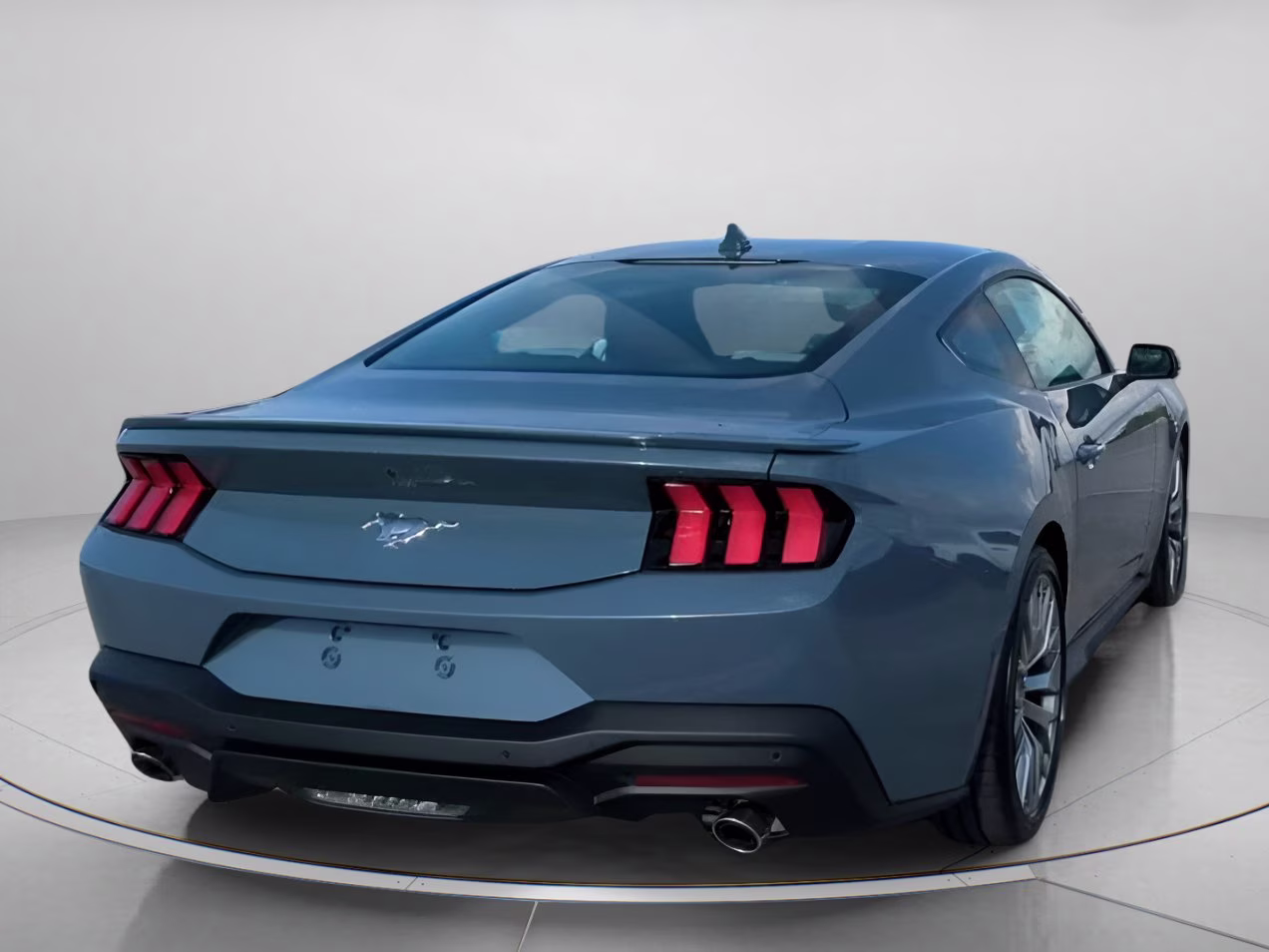 2026 Vapor Blue Metallic Ford Mustang EcoBoost Premium RWD Coupe