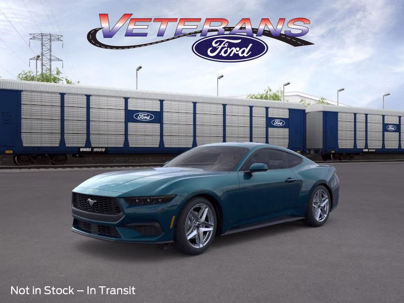 2026 Adriatic Blue Metallic Ford Mustang EcoBoost Premium RWD Coupe