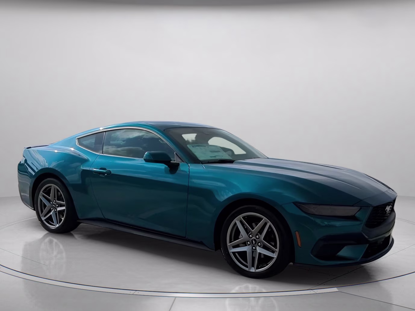 2026 Adriatic Blue Metallic Ford Mustang EcoBoost Premium RWD Coupe