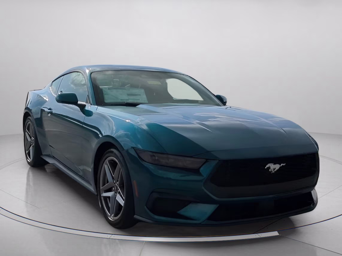 2026 Adriatic Blue Metallic Ford Mustang EcoBoost Premium RWD Coupe