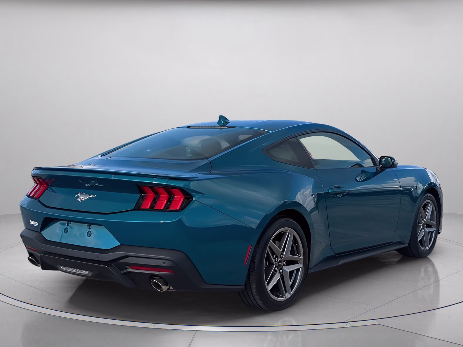 2026 Adriatic Blue Metallic Ford Mustang EcoBoost Premium RWD Coupe