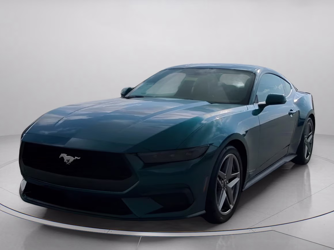 2026 Adriatic Blue Metallic Ford Mustang EcoBoost Premium RWD Coupe