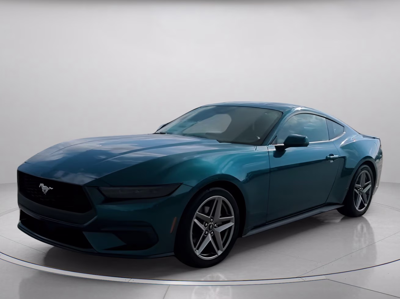 2026 Adriatic Blue Metallic Ford Mustang EcoBoost Premium RWD Coupe