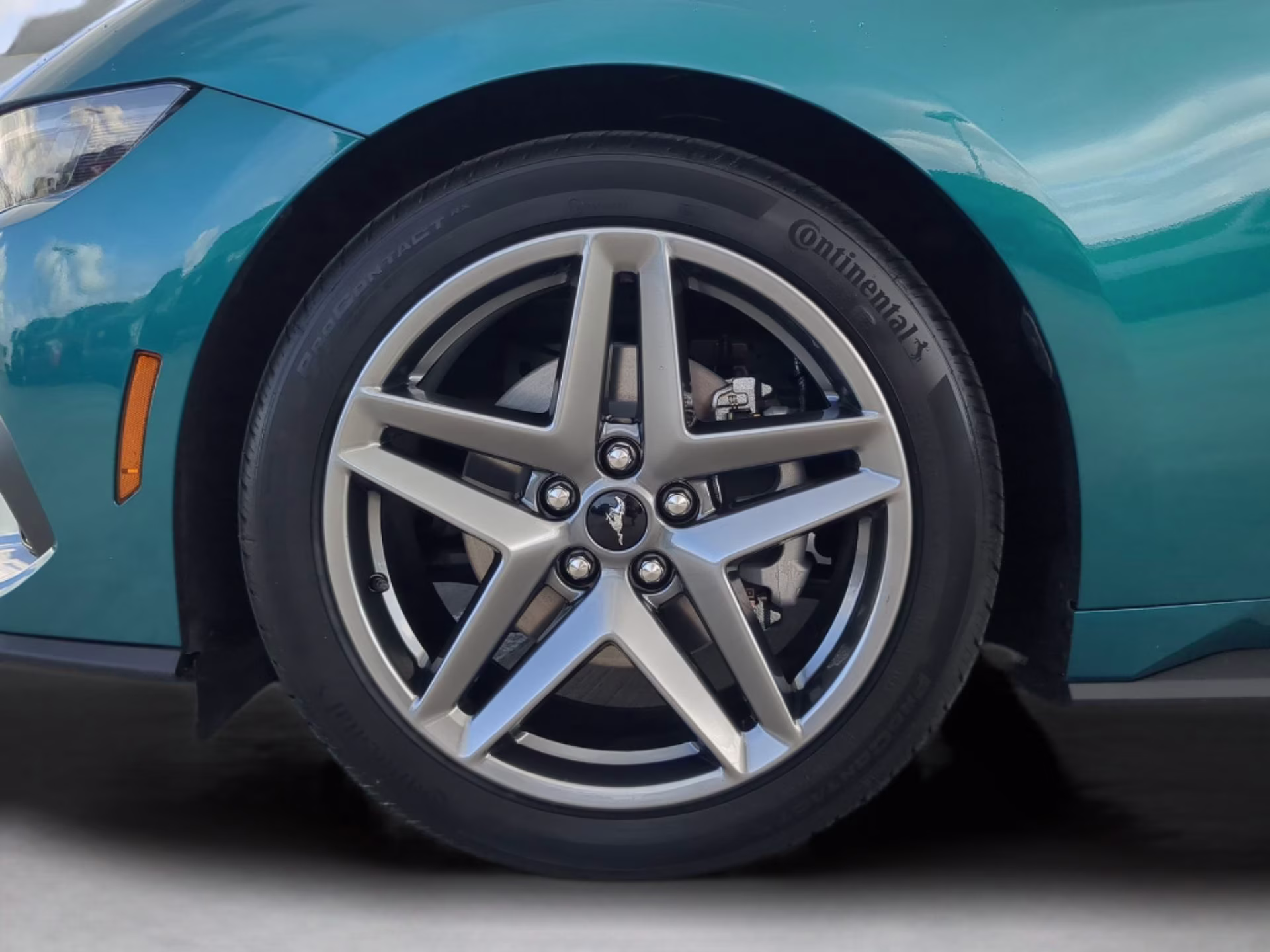 2026 Adriatic Blue Metallic Ford Mustang EcoBoost Premium RWD Coupe