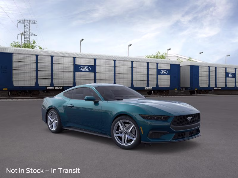 2026 Adriatic Blue Metallic Ford Mustang EcoBoost Premium RWD Coupe