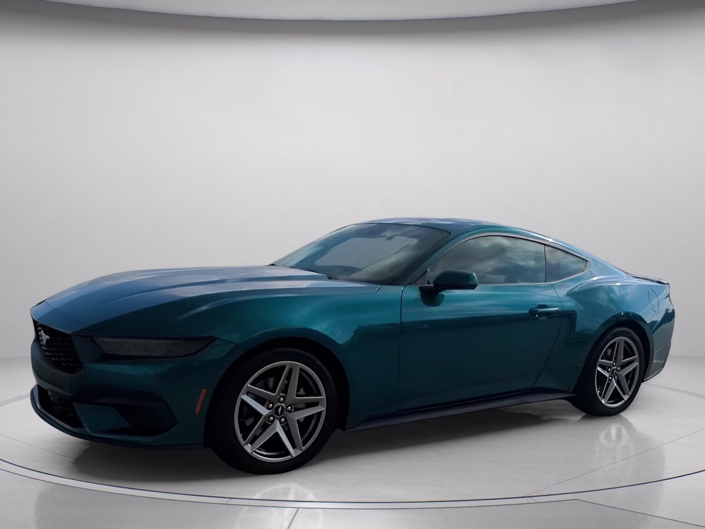 2026 Adriatic Blue Metallic Ford Mustang EcoBoost Premium RWD Coupe