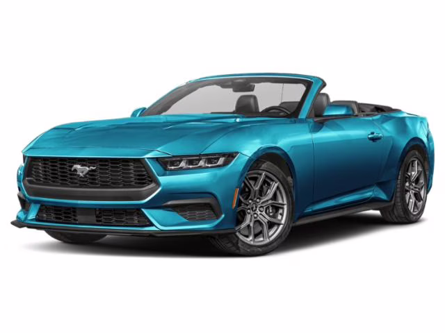 2026 Adriatic Blue Metallic Ford Mustang EcoBoost Premium RWD Convertible