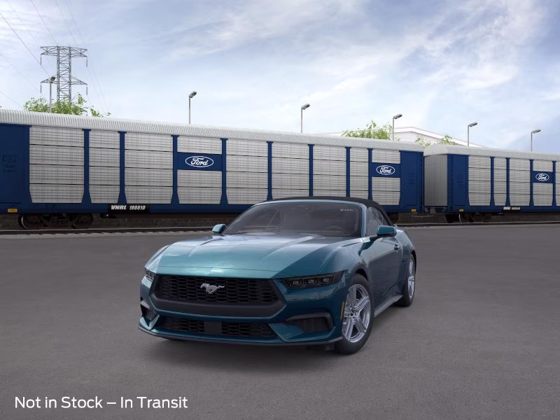 2026 Adriatic Blue Metallic Ford Mustang EcoBoost Premium RWD Convertible