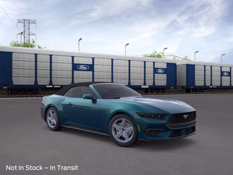 2026 Adriatic Blue Metallic Ford Mustang EcoBoost Premium RWD Convertible