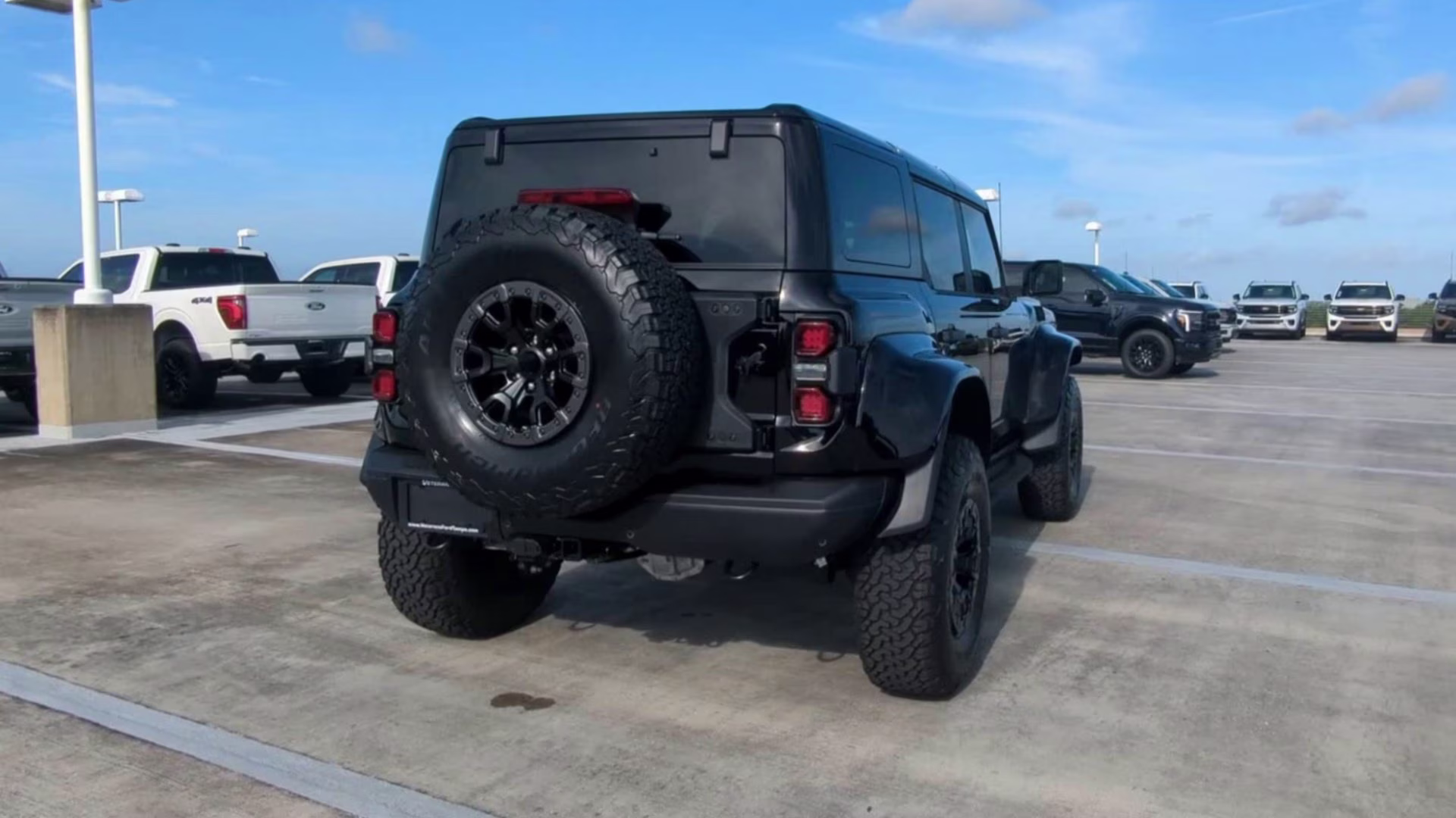 2026 Shadow Black Ford Bronco Raptor 4X4 Convertible