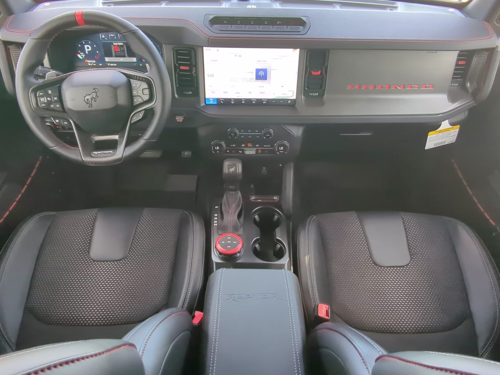 2026 Shadow Black Ford Bronco Raptor 4X4 Convertible