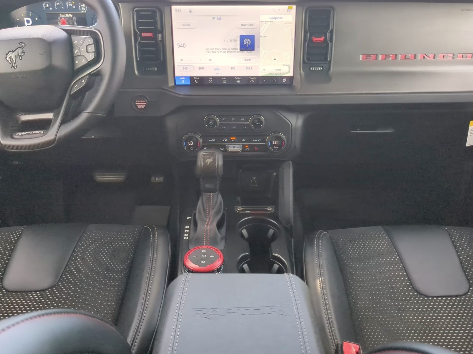 2026 Shadow Black Ford Bronco Raptor 4X4 Convertible