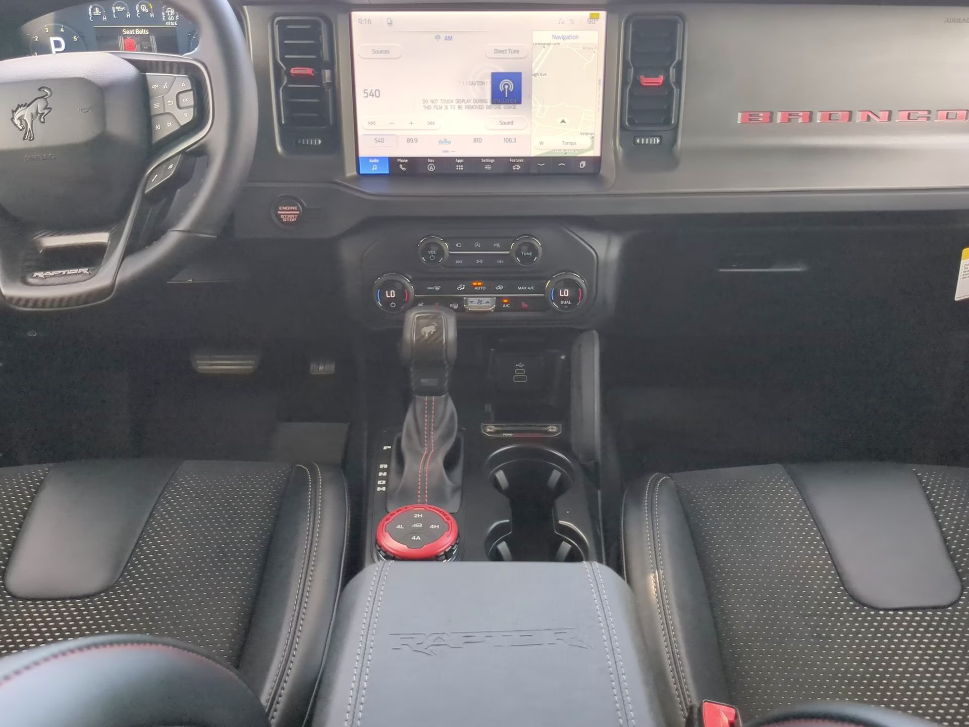 2026 Shadow Black Ford Bronco Raptor 4X4 Convertible
