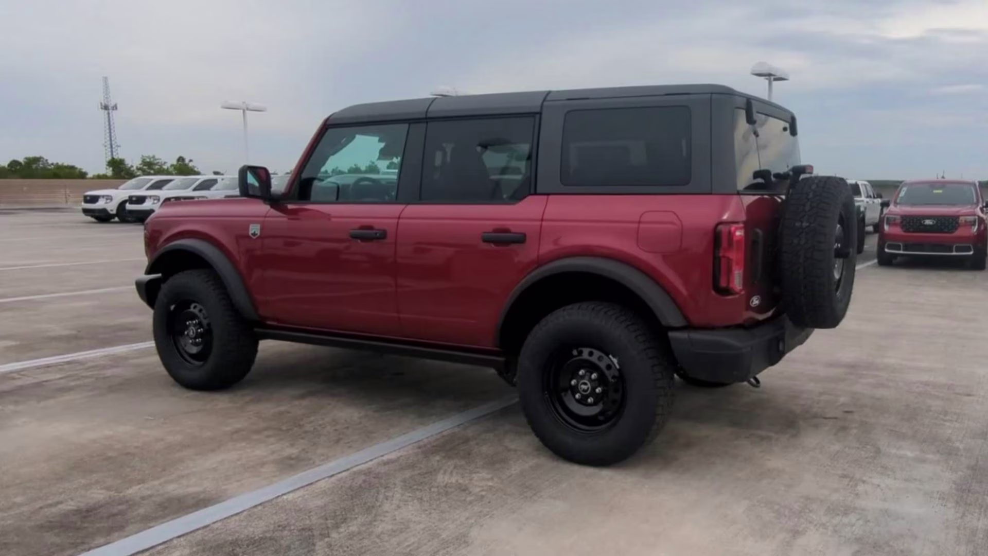 2026 Ruby Red Metallic Tinted Clearcoat Ford Bronco Big Bend 4X4 Convertible
